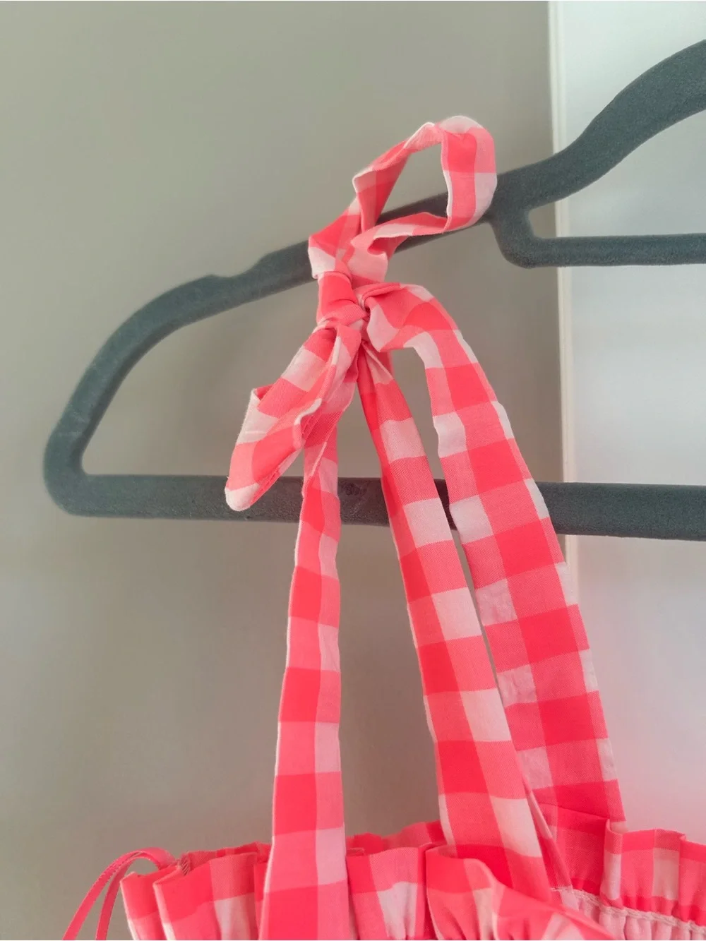 Tuckernuck Pomander Place Nellie dress electric pink gingham